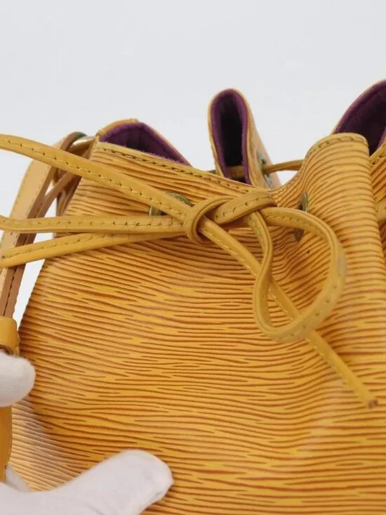 LOUIS VUITTON Epi Petit Noe Shoulder Bag Yellow M44109 LV Auth ka2883 - Picture 10 of 16